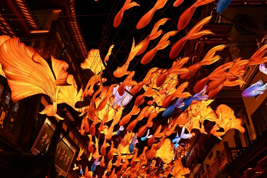 Shanghai Lantern Festival featuring Year of the Rat lantern displays