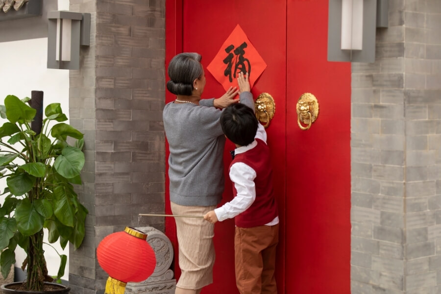 Chinese Zodiac decorations used during Lunar New Year traditions in China