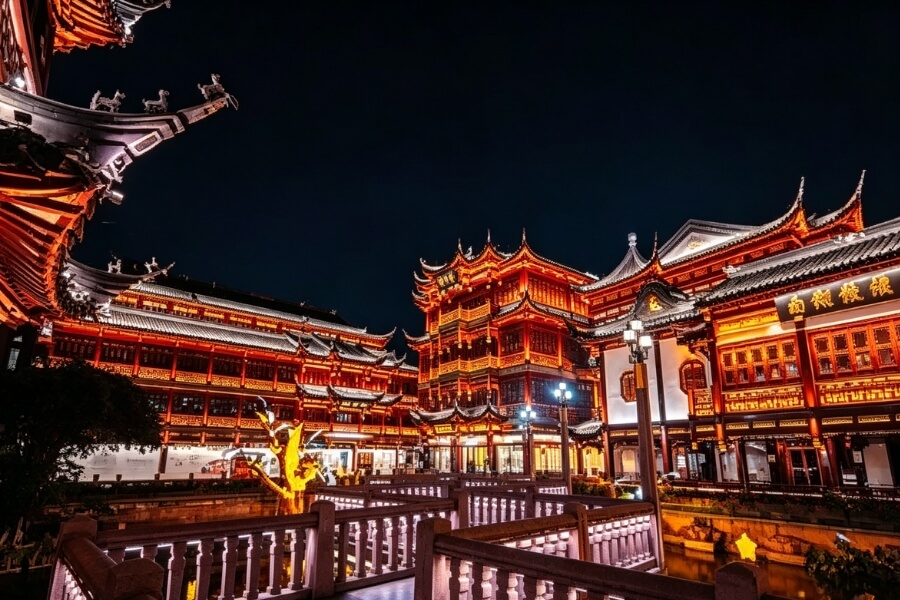 Yuyuan Garden during Mid-Autumn Festival in Shanghai
