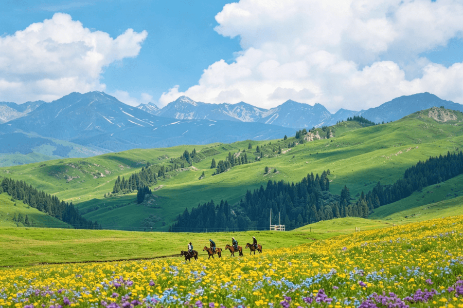 Nalati and Kalajun grassland travel experience in Xinjiang Nalati and Kalajun grassland travel experience in Xinjiang